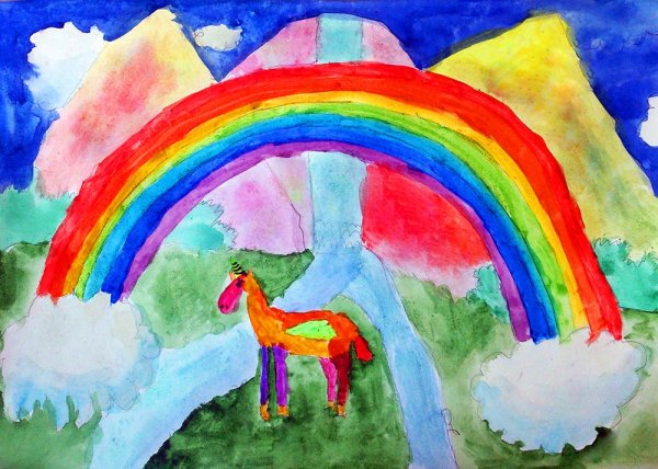 Рисование Радуга
