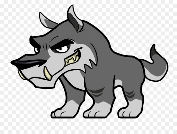 Волк мультяшный