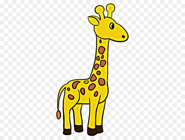 Рисование жирафа с детьми