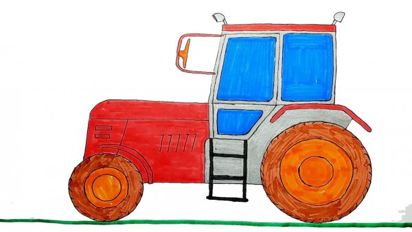 Трактор для рисования