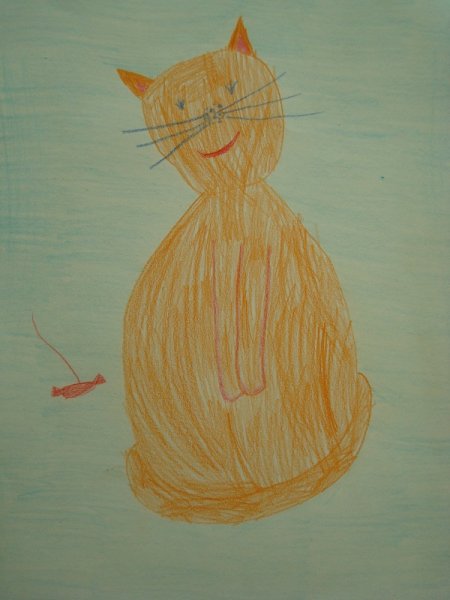 Детские рисунки кошек