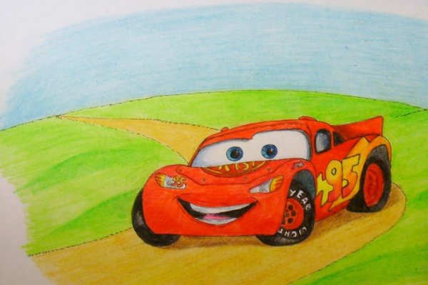 Машинка рисунок детский