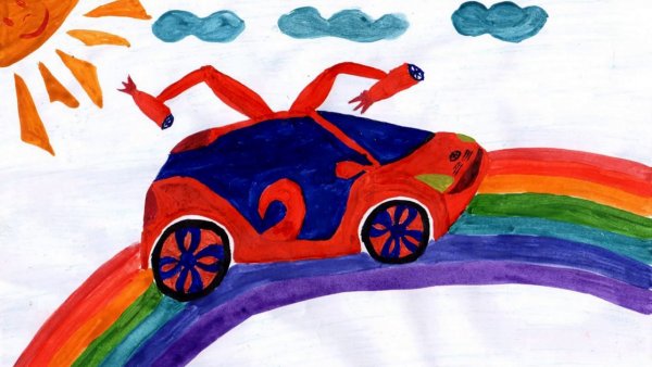 Машина рисунок для детей