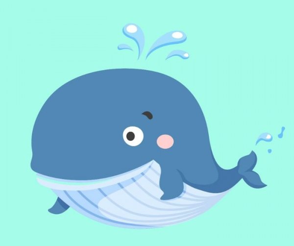 Нарисовать кита