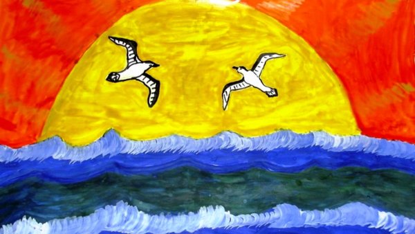 Рисунок на тему море