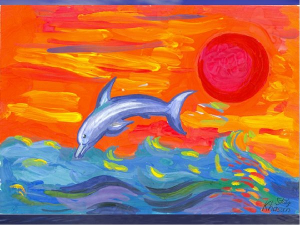 Рисунки гуашью для детей