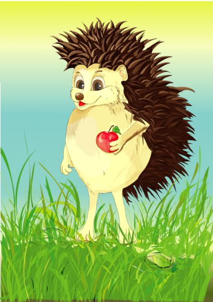 Ежик иллюстрация