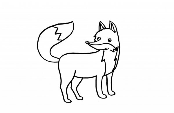 Рисунок лисы