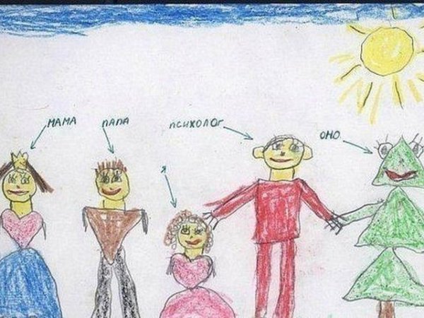 Самые смешные детские рисунки