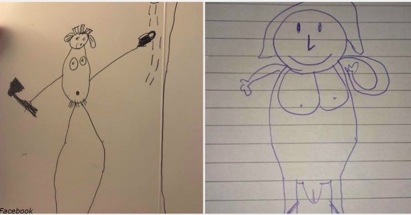 Детские рисунки приколы