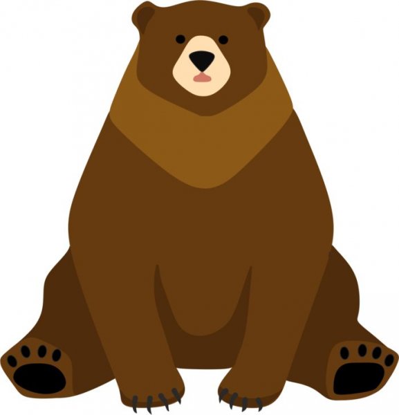 Медведь рисунок