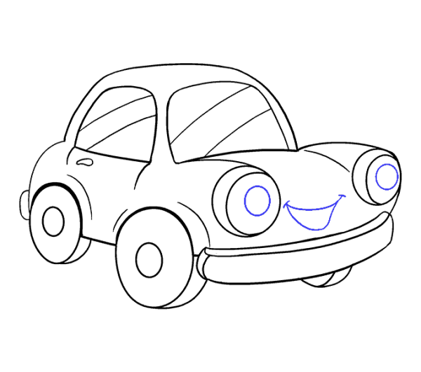 Машинка рисунок