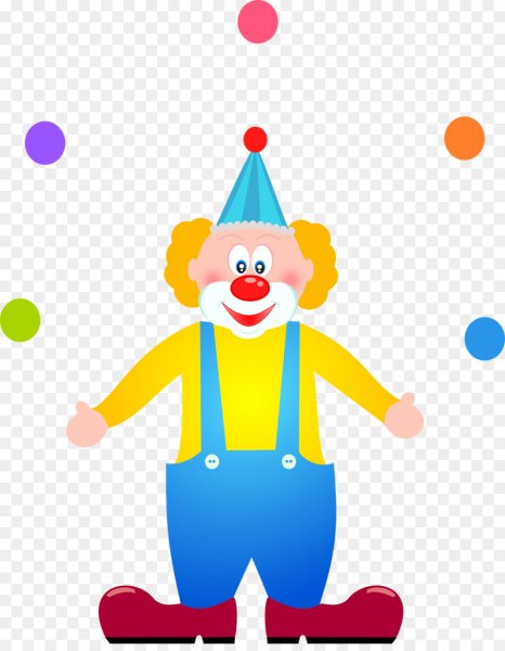 Нарисовать клоуна