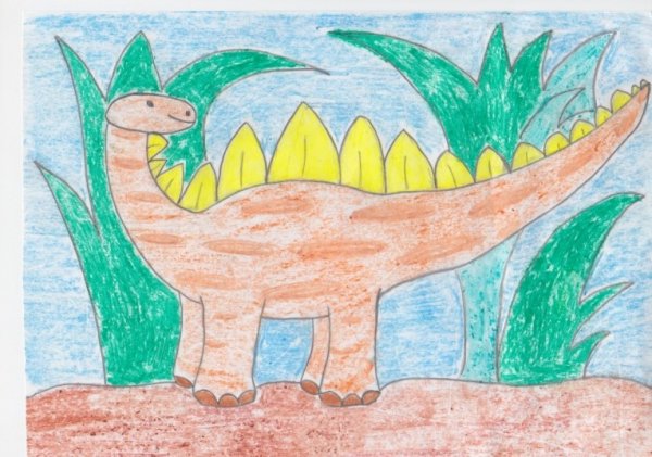 Динозавры конкурс рисунков