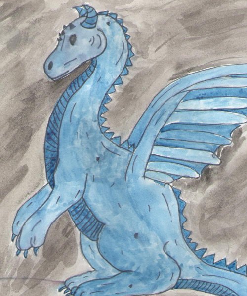 Дракон детский рисунок