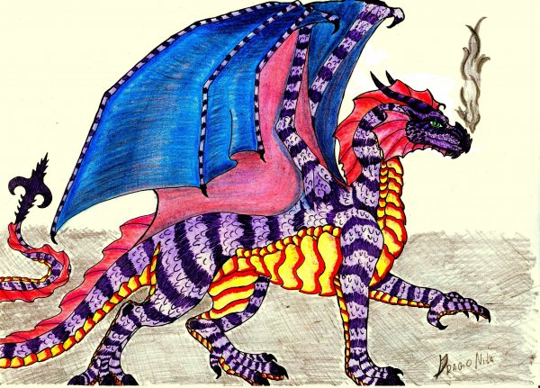 Детские рисунки дракона