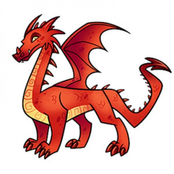 Дракон детский рисунок