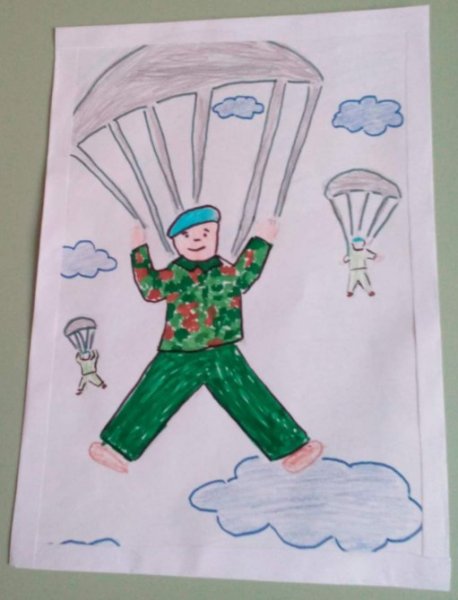 Десантник рисунок