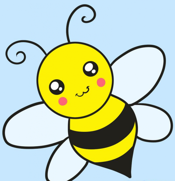 Пчела рисунок
