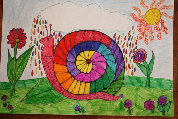 Рисование фломастерами для малышей