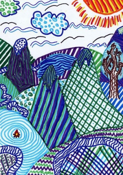 Рисование фломастерами для детей