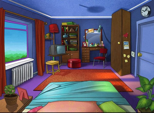 Комната мультик