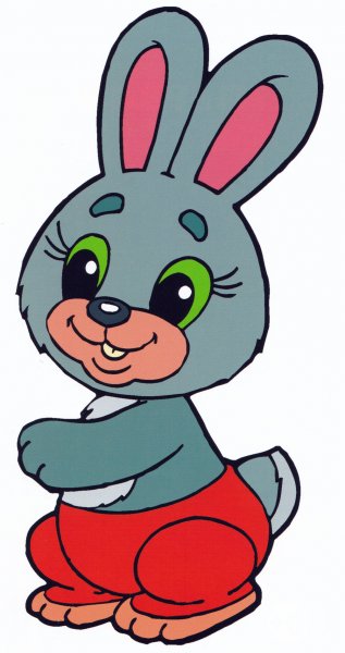 Заяц мультяшный