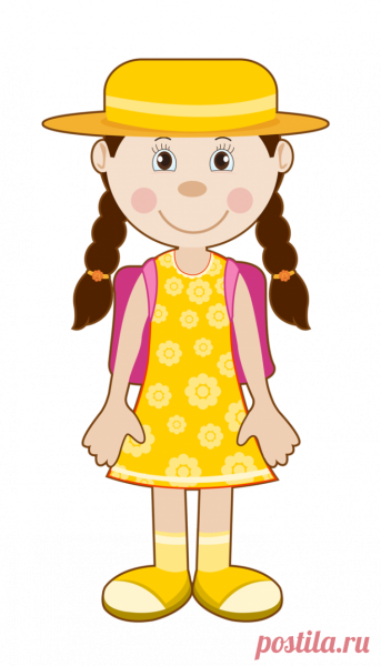 Мультяшная девочка