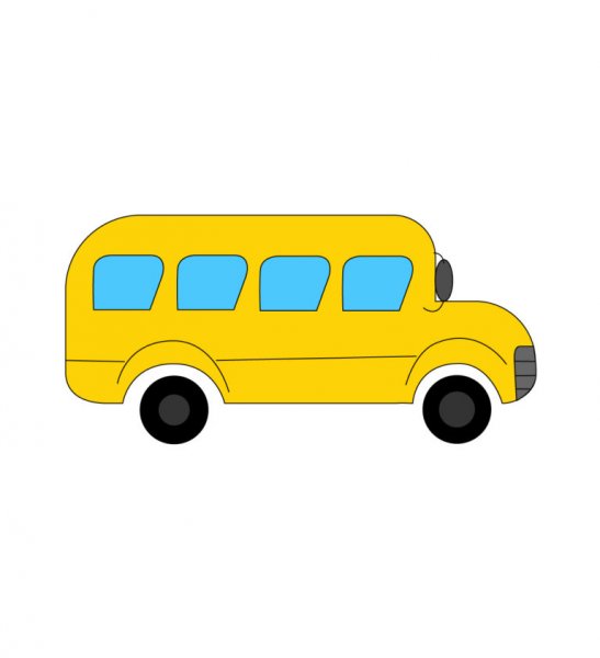 Автобус для рисования для детей