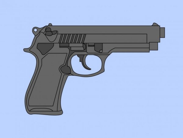 Нарисовать пистолет