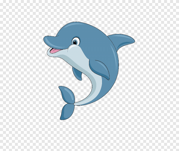 Дельфины мультяшные