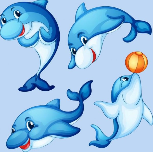 Дельфины и дети