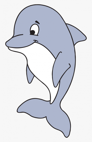 Рисование дельфина