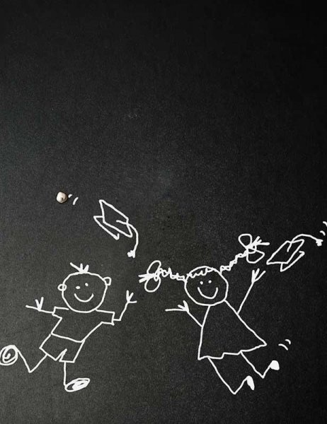 Детские рисунки мелом