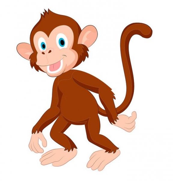 Мартышка с детьми