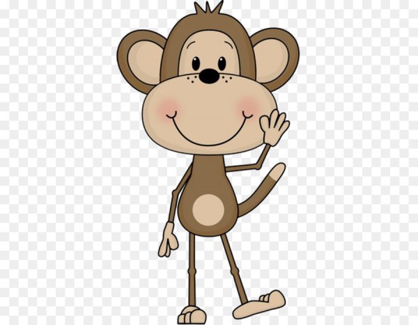 Обезьянка рисунок