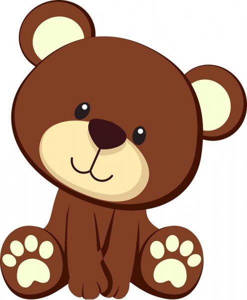 Нарисовать плюшевого медведя