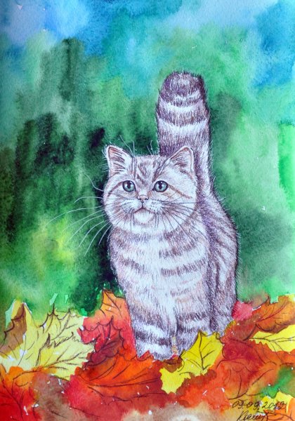 Рисование цветными карандашами для детей