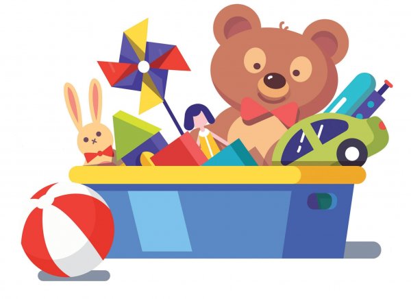 Детские игрушки вектор