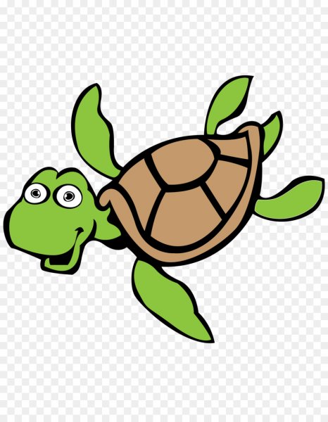 Черепашка мультяшный