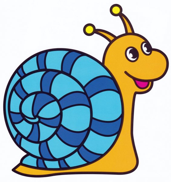 Улитка мультяшная