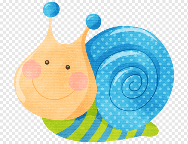 Аппликация улитка