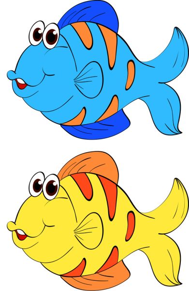 Мультяшные рыбки