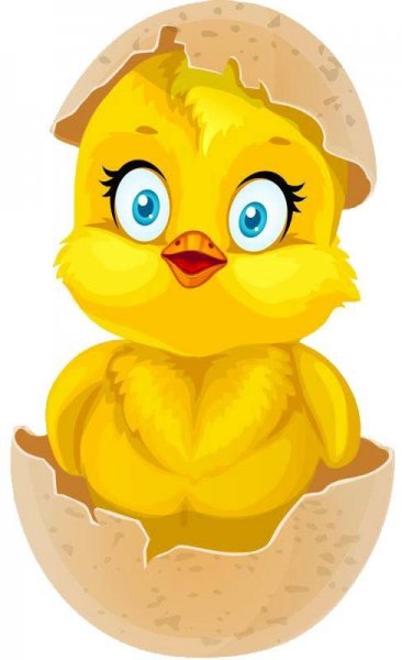 Цыплята мультяшные