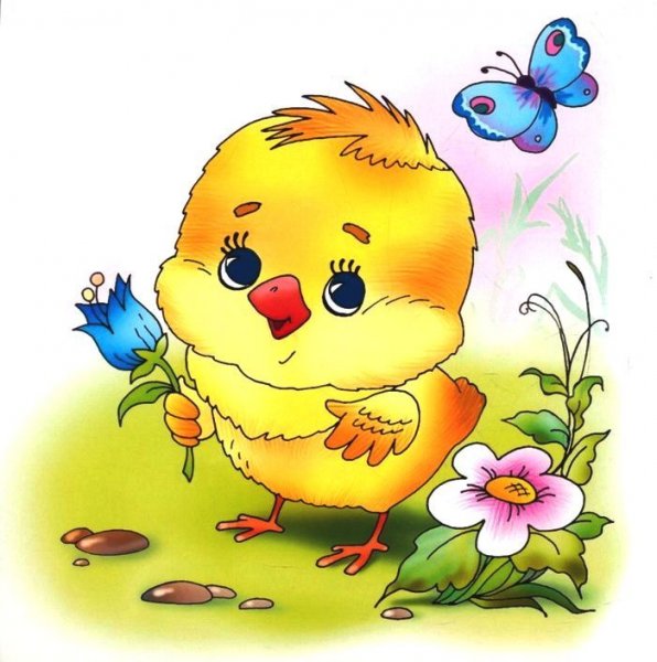 Цыпленок мультяшка