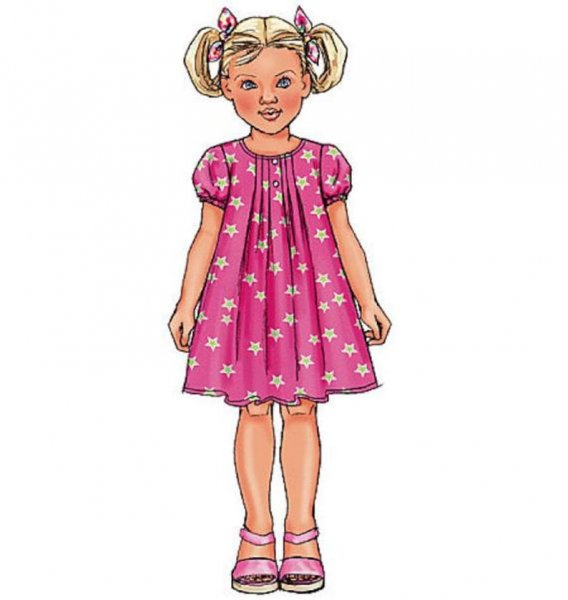 Скетч детского платья