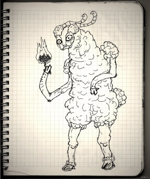 Упоротые животные рисунок карандашом