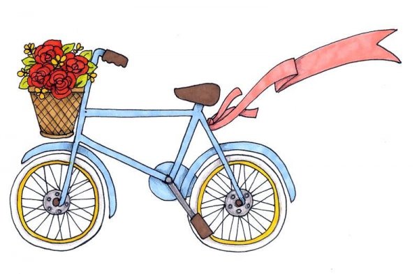 Велосипед иллюстрация