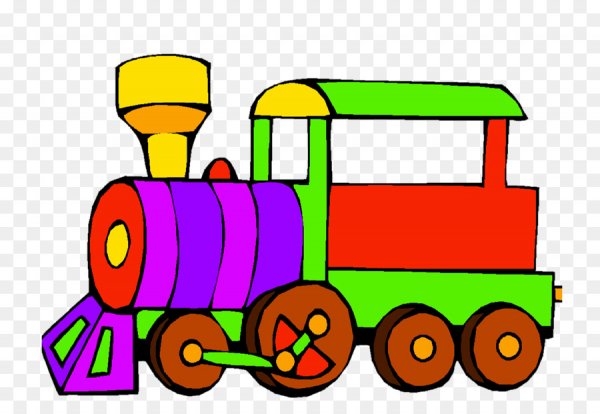 Картина поезд для детей