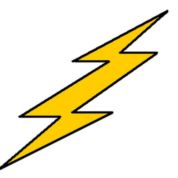 Схематическое изображение молнии